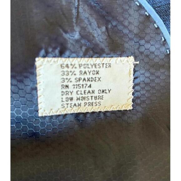 Men’s Blazer Lineage Blue Slim Fit Suit Jacket 38S - Picture 8 of 9